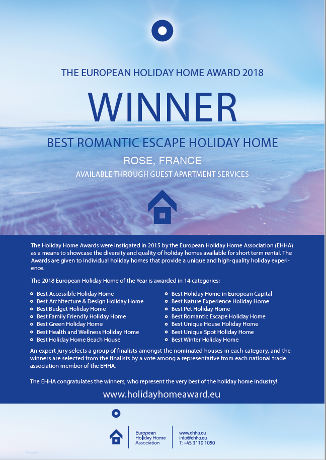 The European Holiday Home Award – October 2018
