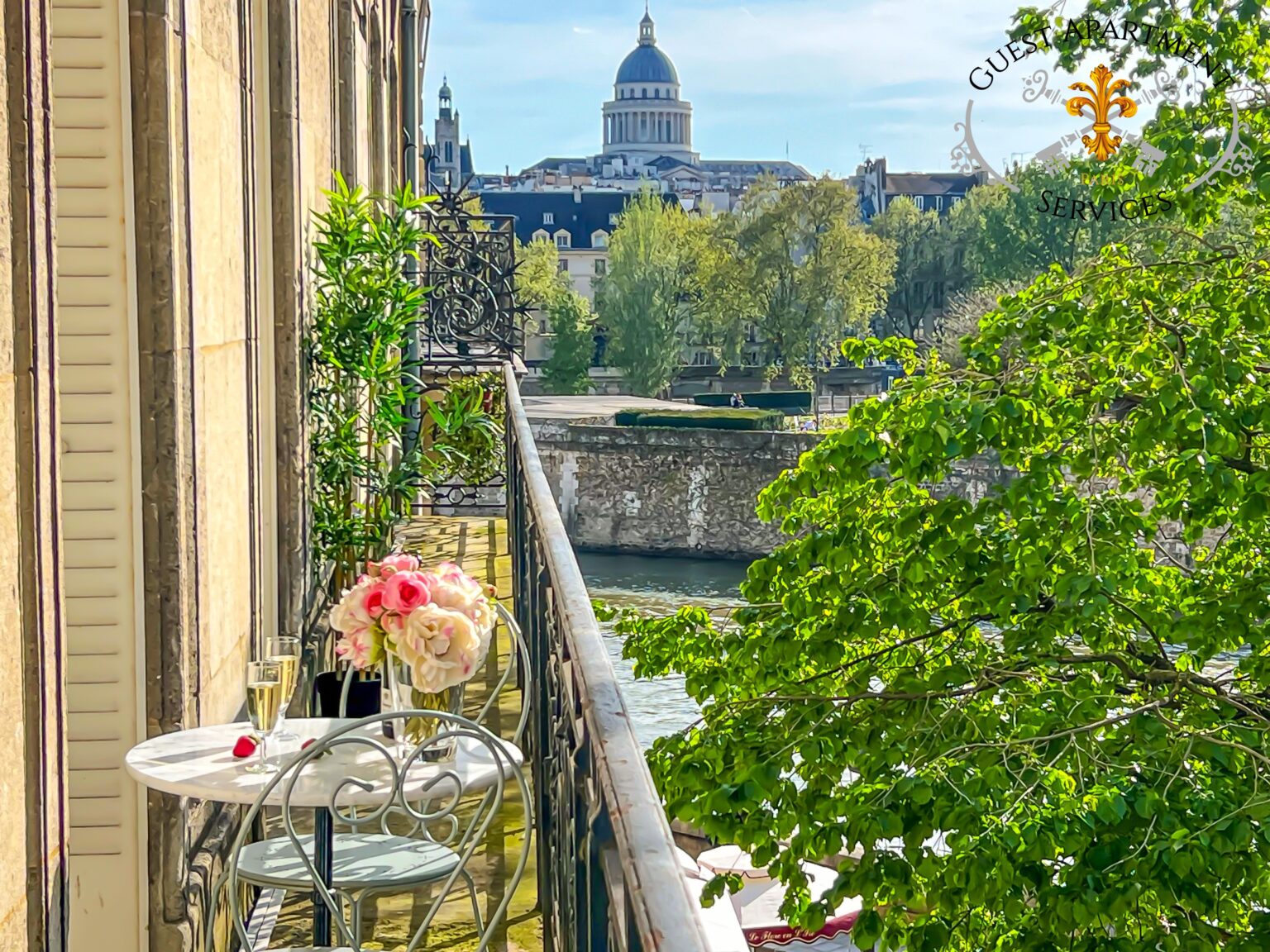 View of Our Paris luxury apartments - Guest Apartment Services Paris